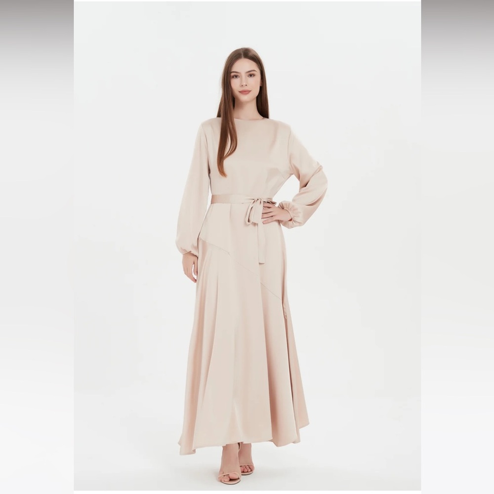 Aylana Maxi Dress - Champagne